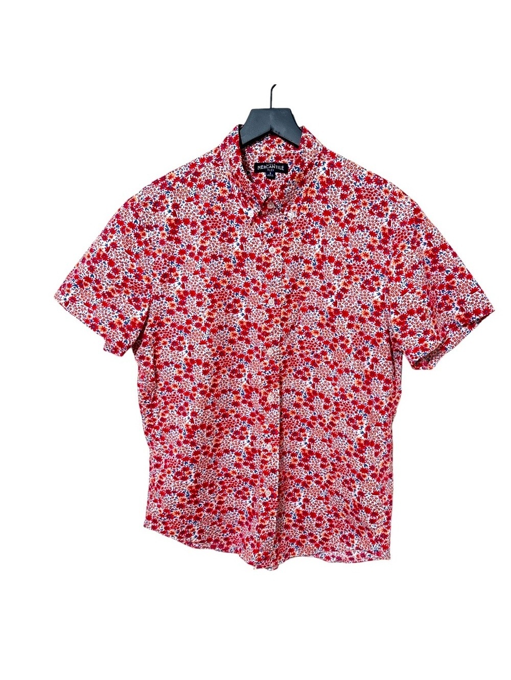 J CREW MERCANTILE Flex MENS Short Sleeve Button Down